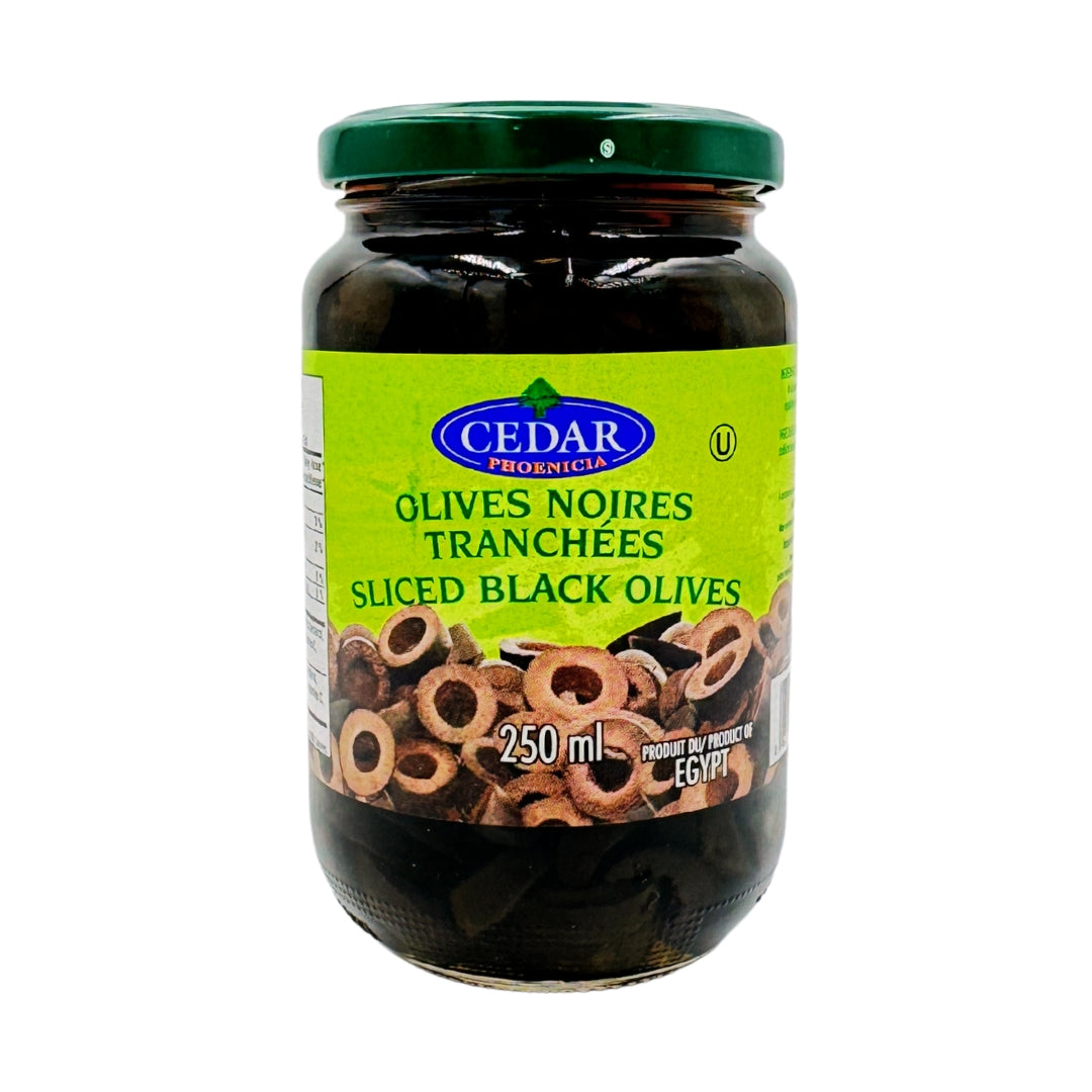 Cedar | Sliced Black Olives (250 ml)